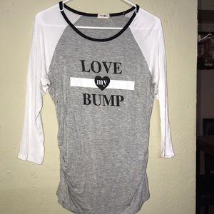Maternity Shirt “ love my bump “